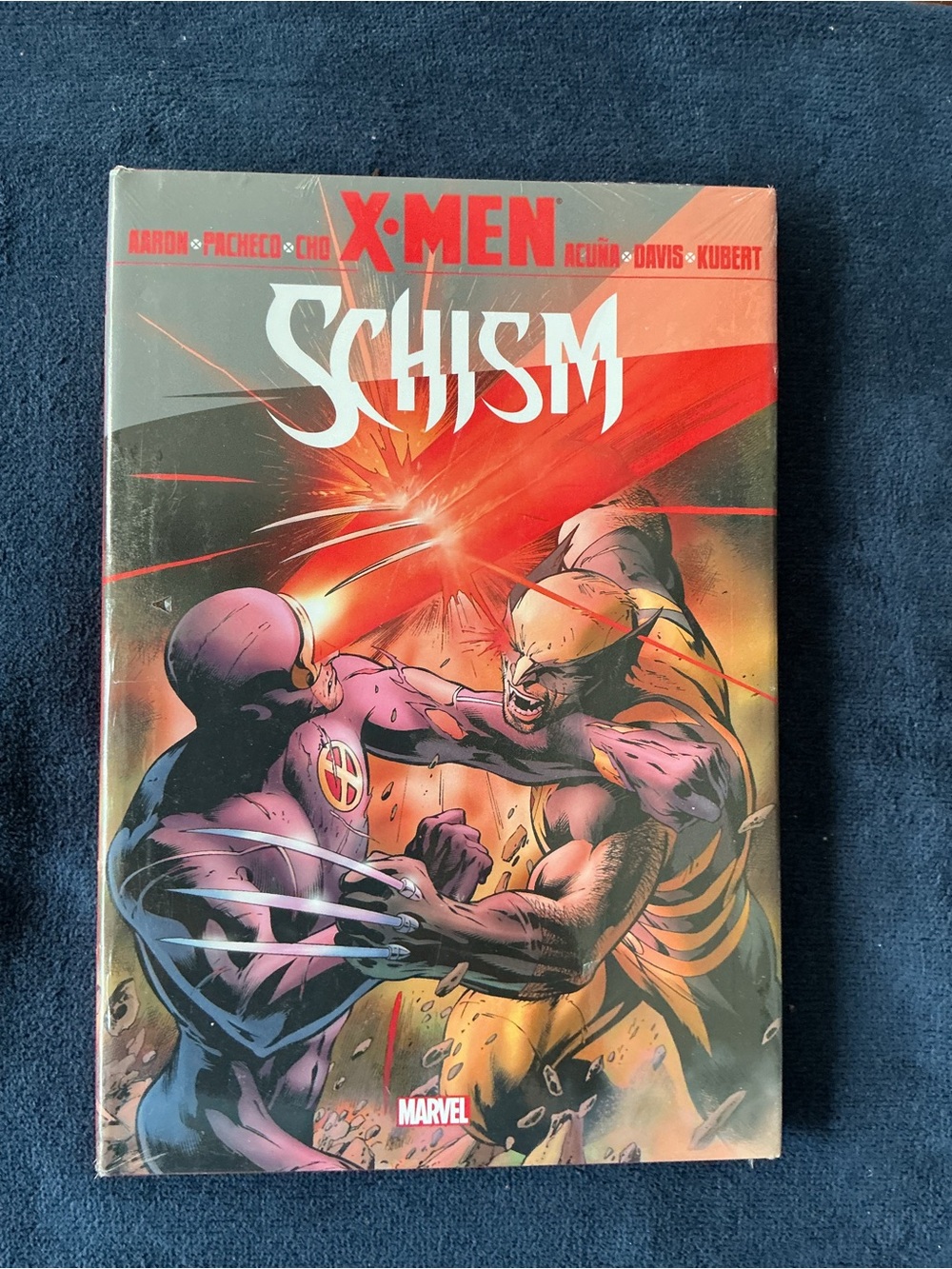 Marvel X-Men Schism Graphic Hardcover - Red, Yellow, Purple